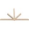 Ekena Millwork Kennewick Smooth Timber Gable Bracket, Douglas Fir, 96"W x 56"H x 3 1/2"D x 3 1/2"F, 14/12 Pitch GBW096X56X0404KEN00SDF - alternate 4